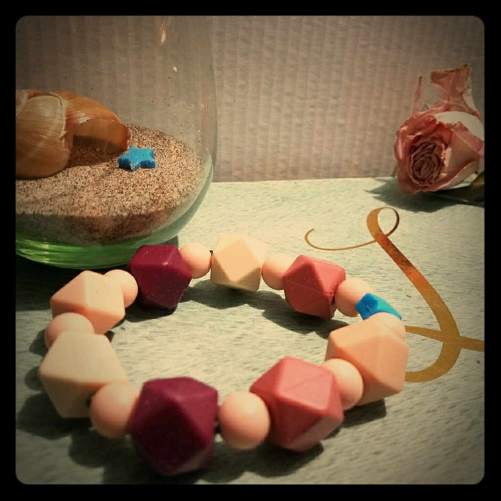 SOLD Silicone Teething Bracelet